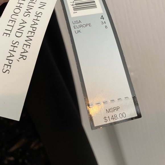 Stunning Black Jeweled Dress by Tahari. NWT. Never worn. Super Flattering - Picture 6 of 16